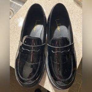 Lulus chunky patent leather loafer- size 10/41. Like new. Wore once.